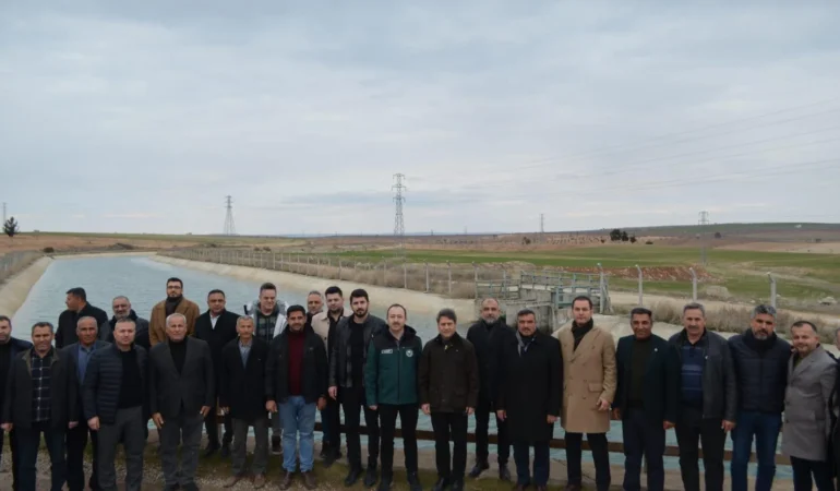 Ali Şahin; Barak Sulama Projemizin 480 milyon liralık ilk ödeneğini gönderdik