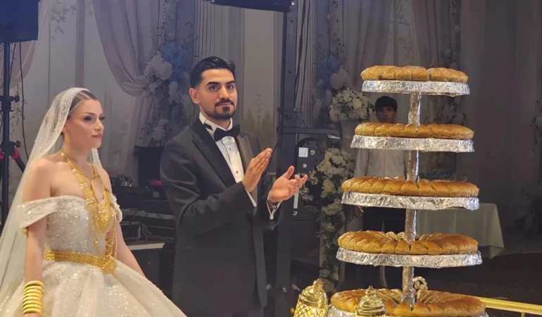 Korkmaz ve Türkhan Ailelerinin Mutlu Günü: Yağmur ve İbrahim Dünyaevine Girdi