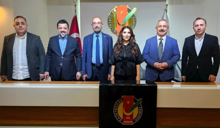 Türkiye Basın Federasyonu yöneticileri Gaziantep Gazeteciler Cemiyeti’ni ziyaret etti: