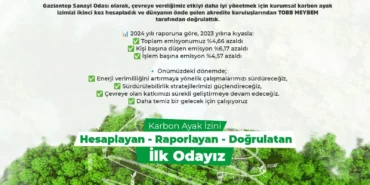 GSO’DAN SÜRDÜRÜLEBİLİRLİKTE ÖRNEK ADIM KURUMSAL KARBON AYAK İZİ AZALDI