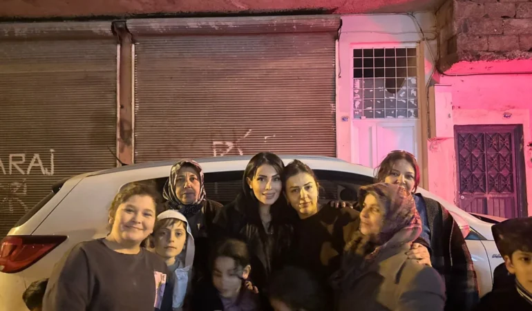 Cansu öğretmenden bir aileye şefkat eli